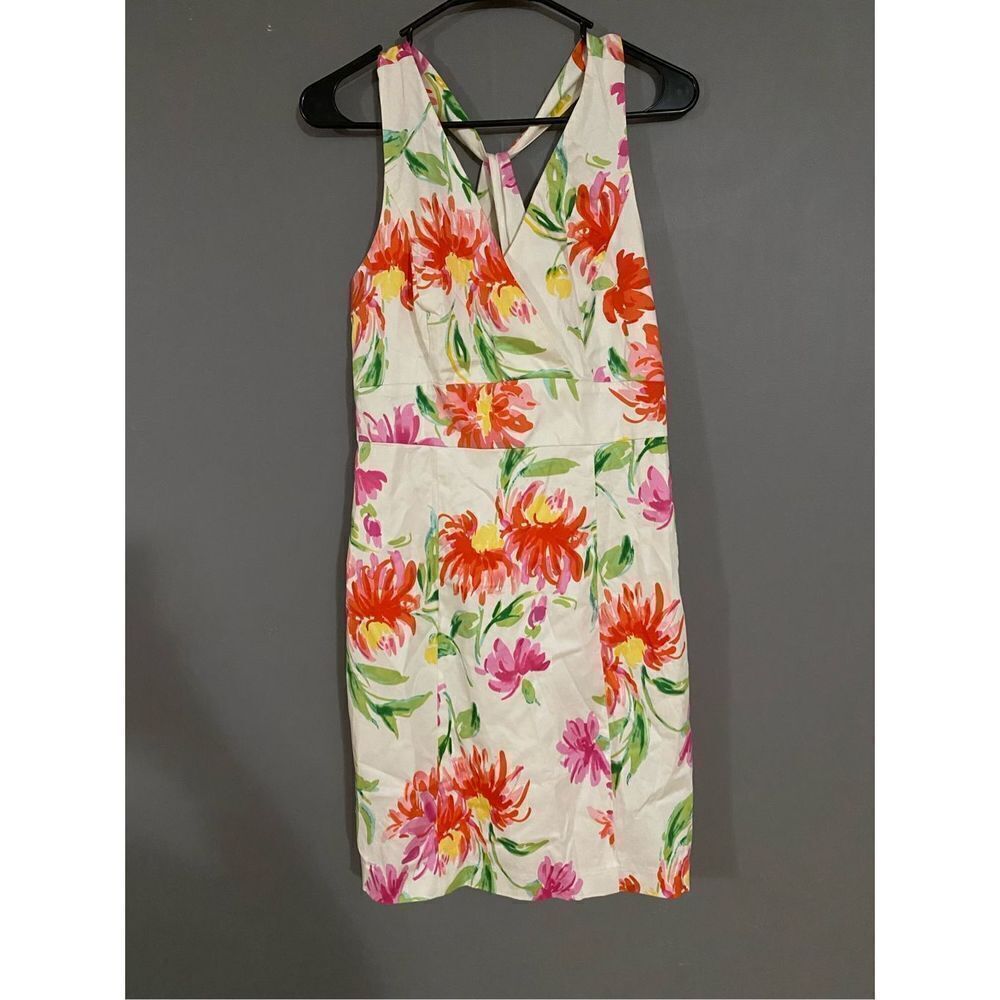 Tommy Hilfiger Floral Sleeveless Halter Dress Size 8